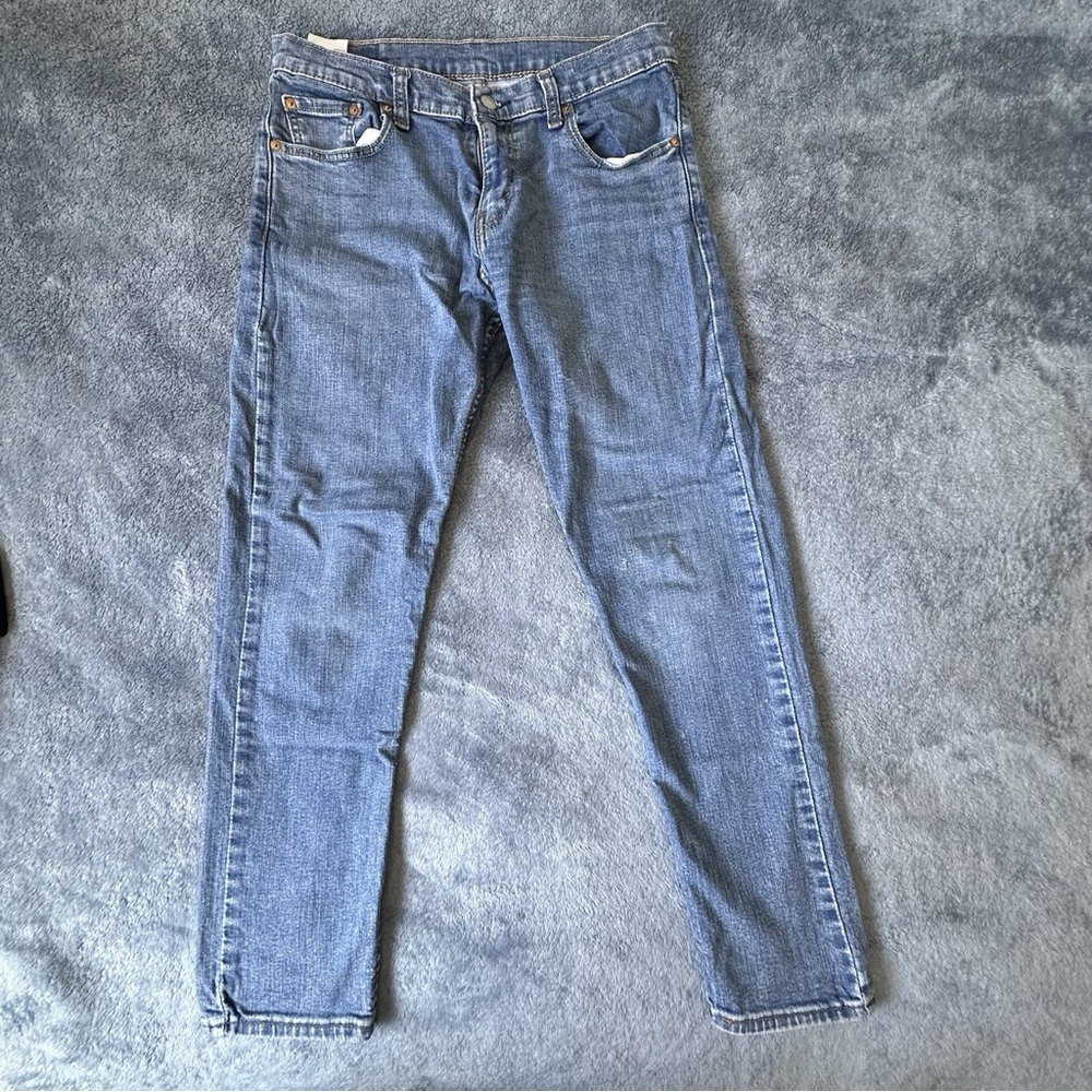Levi’s 512 Slim Taper Fit Men’s Jeans W30 L30 Blue Stretch Denim Zip Fly
